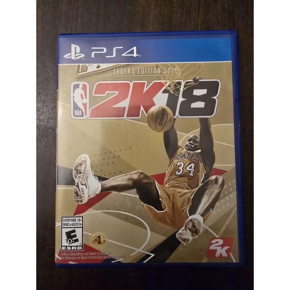 NBA‎ 2K18 LEGEND GOLD PS4 NEW NIB PLAYSTATION 4 250,000 VC SHAQ